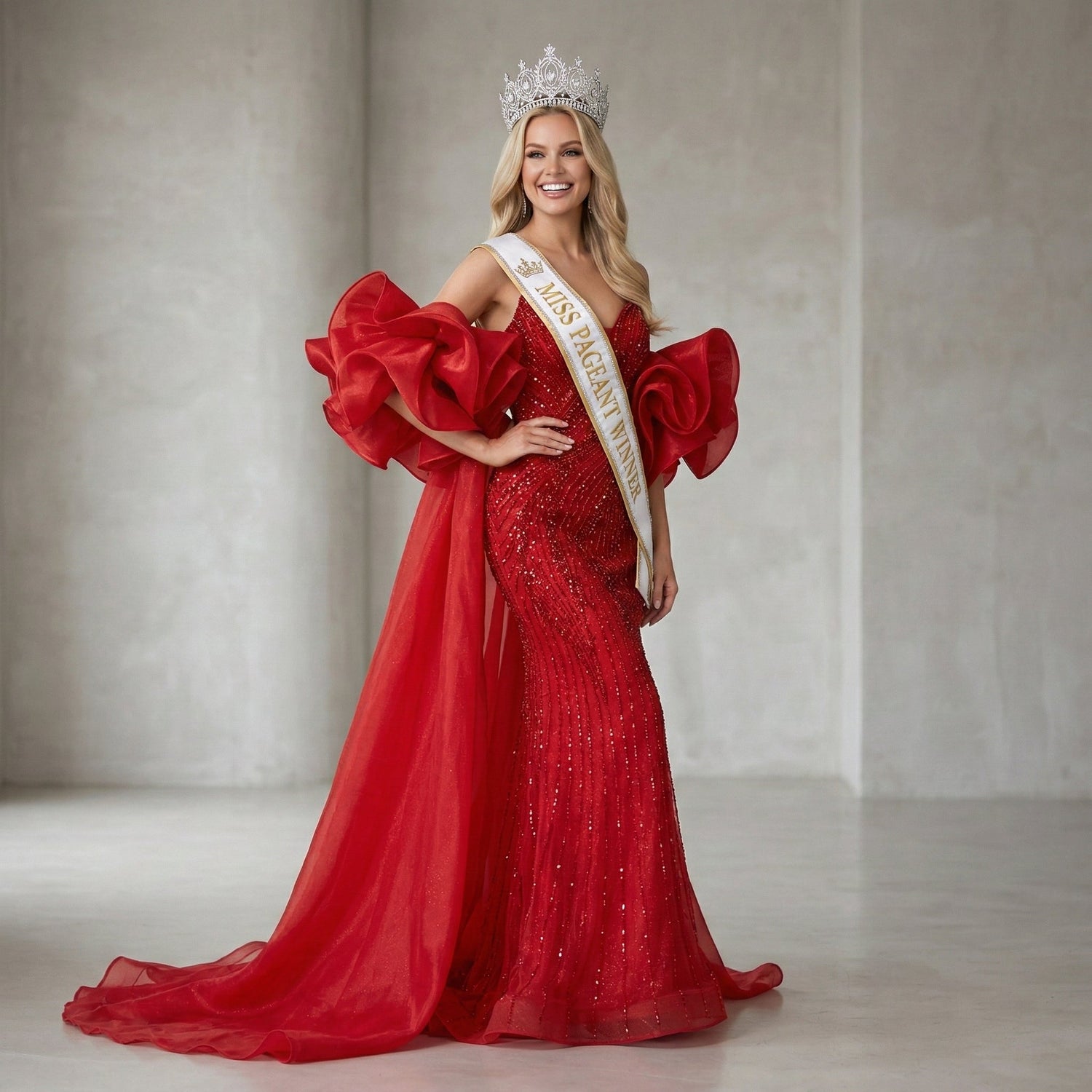 Stage-Ready Pageant Queen Style